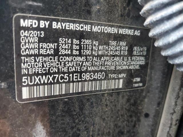 Photo 13 VIN: 5UXWX7C51EL983460 - BMW X3 XDRIVE3 