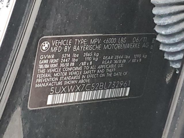 Photo 12 VIN: 5UXWX7C52BL732961 - BMW X3 XDRIVE3 