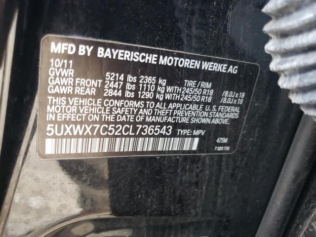 Photo 9 VIN: 5UXWX7C52CL736543 - BMW X3 XDRIVE3 