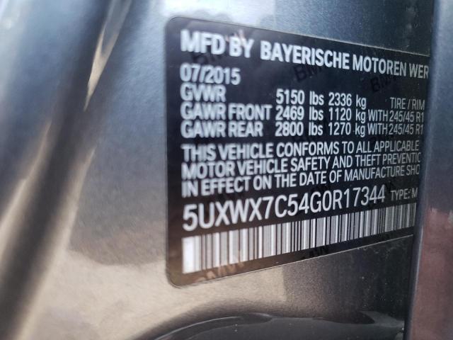 Photo 12 VIN: 5UXWX7C54G0R17344 - BMW X3 