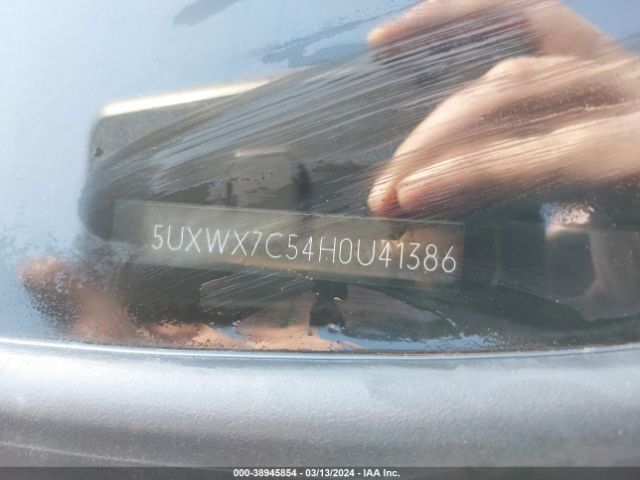 Photo 8 VIN: 5UXWX7C54H0U41386 - BMW X3 