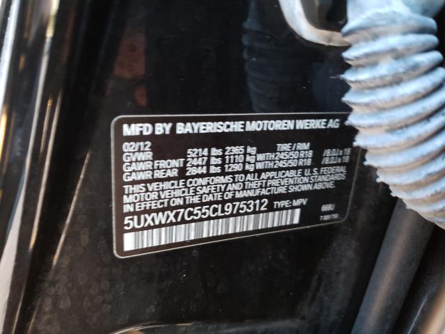 Photo 9 VIN: 5UXWX7C55CL975312 - BMW X3 XDRIVE3 