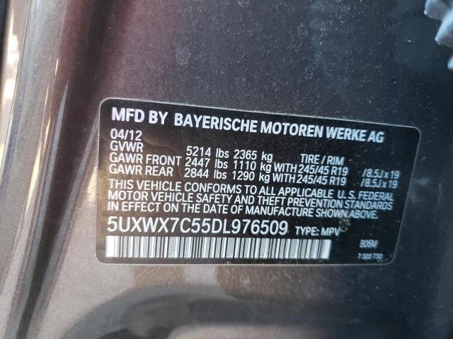 Photo 12 VIN: 5UXWX7C55DL976509 - BMW X3 XDRIVE3 