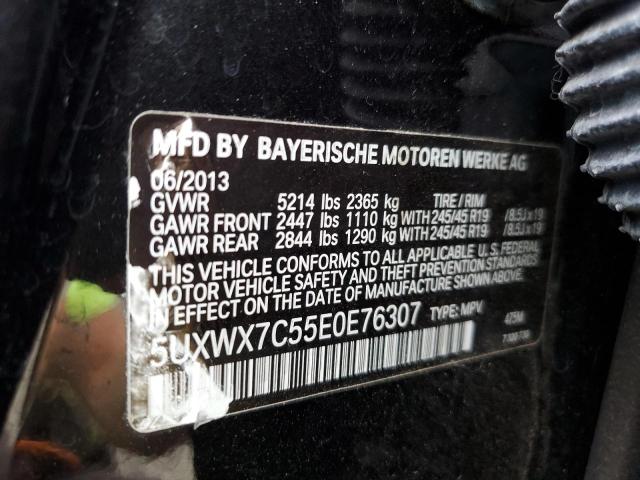 Photo 12 VIN: 5UXWX7C55E0E76307 - BMW X3 XDRIVE3 