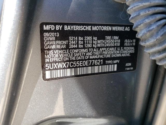 Photo 9 VIN: 5UXWX7C55E0E77621 - BMW X3 XDRIVE3 