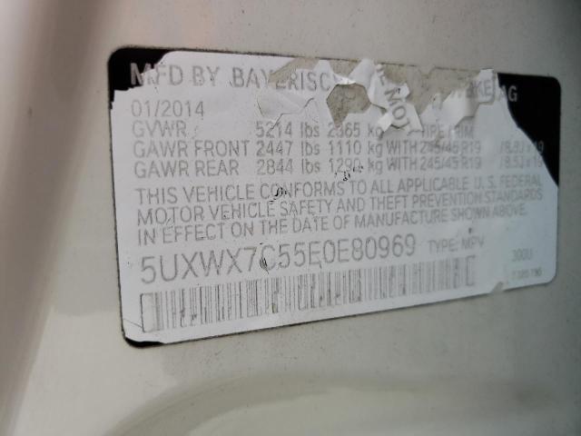 Photo 12 VIN: 5UXWX7C55E0E80969 - BMW X3 