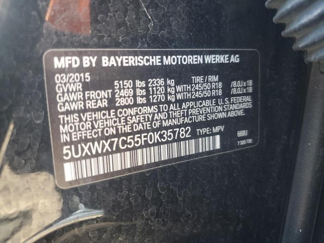 Photo 12 VIN: 5UXWX7C55F0K35782 - BMW X3 XDRIVE3 