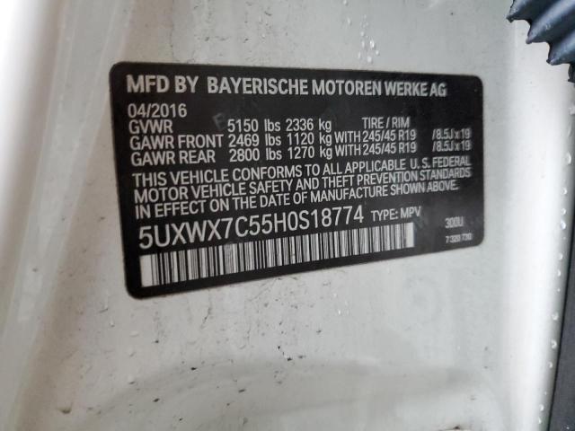 Photo 13 VIN: 5UXWX7C55H0S18774 - BMW X3 