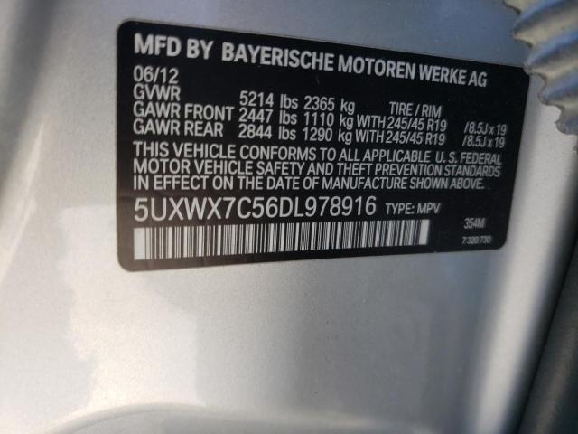 Photo 11 VIN: 5UXWX7C56DL978916 - BMW X3 XDRIVE3 