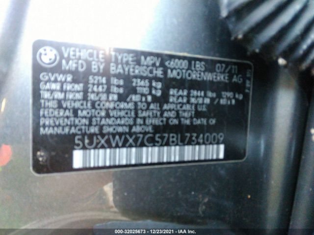 Photo 8 VIN: 5UXWX7C57BL734009 - BMW X3 