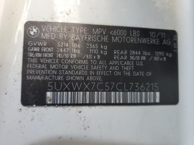 Photo 11 VIN: 5UXWX7C57CL736215 - BMW X3 