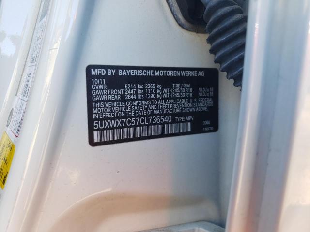 Photo 11 VIN: 5UXWX7C57CL736540 - BMW X3 