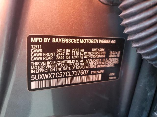 Photo 9 VIN: 5UXWX7C57CL737607 - BMW X3 XDRIVE3 