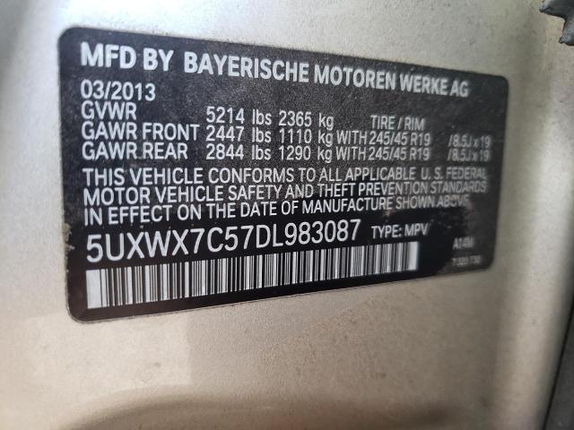 Photo 12 VIN: 5UXWX7C57DL983087 - BMW X3 