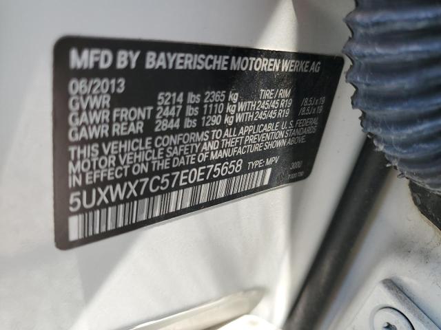 Photo 12 VIN: 5UXWX7C57E0E75658 - BMW X3 