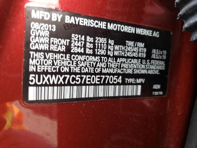 Photo 12 VIN: 5UXWX7C57E0E77054 - BMW X3 XDRIVE3 