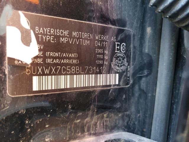 Photo 11 VIN: 5UXWX7C58BL731412 - BMW X3 