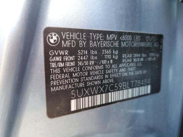 Photo 12 VIN: 5UXWX7C59BLT78484 - BMW X3 XDRIVE3 