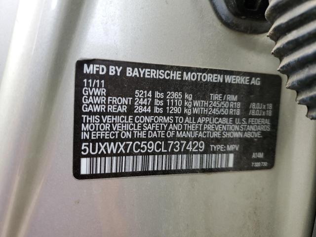 Photo 11 VIN: 5UXWX7C59CL737429 - BMW X3 