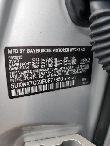 Photo 12 VIN: 5UXWX7C59E0E77850 - BMW X3 XDRIVE3 