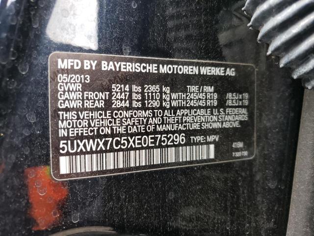 Photo 11 VIN: 5UXWX7C5XE0E75296 - BMW X3 XDRIVE3 