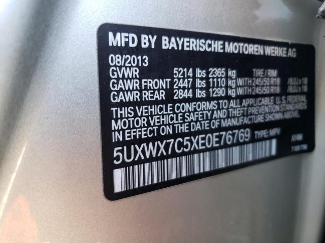 Photo 12 VIN: 5UXWX7C5XE0E76769 - BMW X3 XDRIVE3 