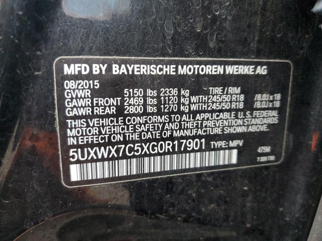 Photo 12 VIN: 5UXWX7C5XG0R17901 - BMW X3 