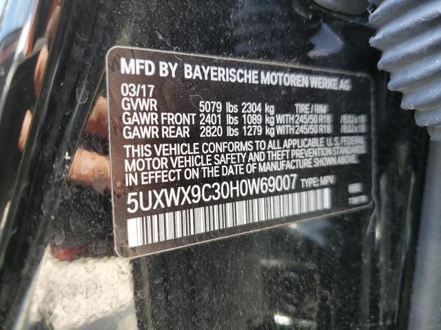 Photo 12 VIN: 5UXWX9C30H0W69007 - BMW X3 