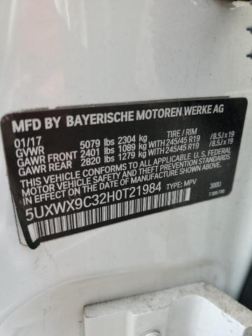 Photo 11 VIN: 5UXWX9C32H0T21984 - BMW X3 