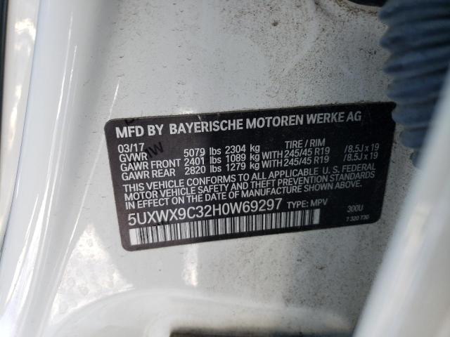 Photo 12 VIN: 5UXWX9C32H0W69297 - BMW X3 