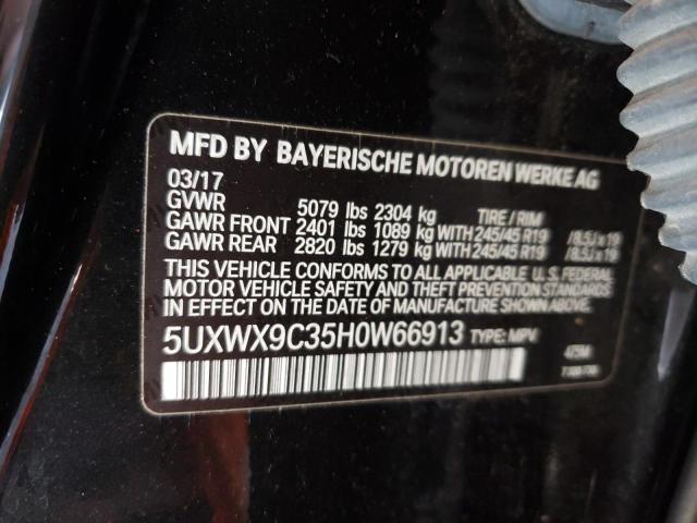 Photo 13 VIN: 5UXWX9C35H0W66913 - BMW X3 XDRIVE2 