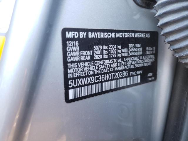 Photo 9 VIN: 5UXWX9C36H0T20286 - BMW X3 XDRIVE2 