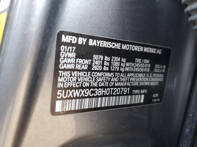 Photo 12 VIN: 5UXWX9C38H0T20791 - BMW X3 XDRIVE2 