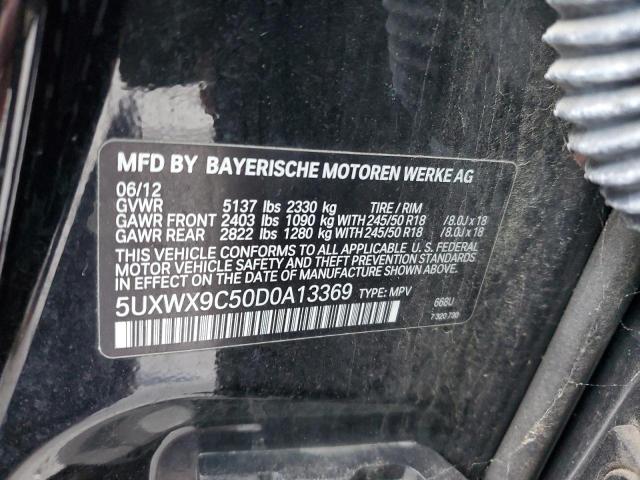 Photo 12 VIN: 5UXWX9C50D0A13369 - BMW X3 