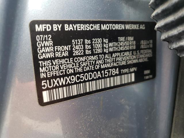 Photo 9 VIN: 5UXWX9C50D0A15784 - BMW X3 XDRIVE2 