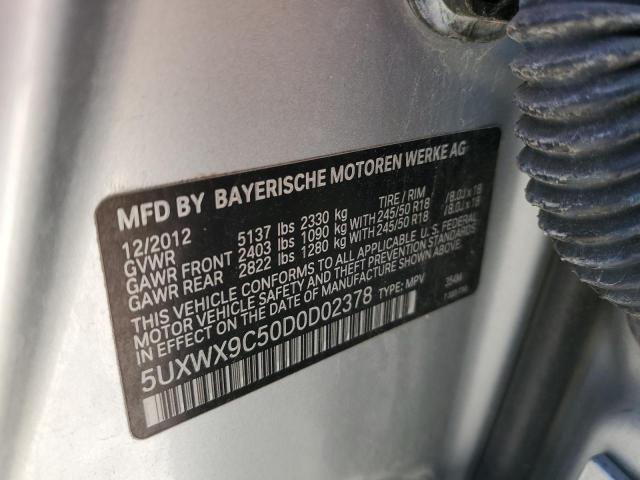 Photo 11 VIN: 5UXWX9C50D0D02378 - BMW X3 XDRIVE2 