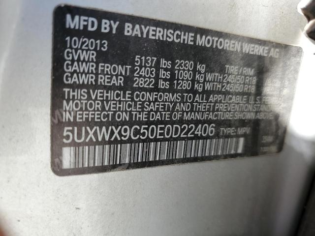 Photo 11 VIN: 5UXWX9C50E0D22406 - BMW X3 XDRIVE2 