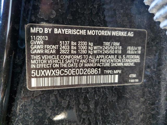 Photo 12 VIN: 5UXWX9C50E0D26861 - BMW X3 