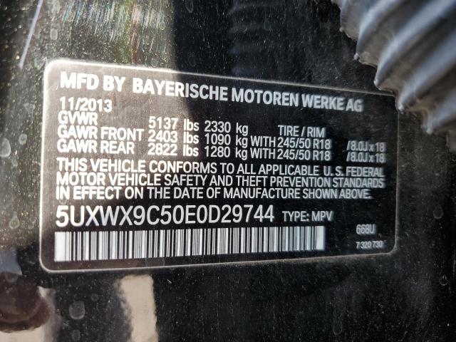 Photo 12 VIN: 5UXWX9C50E0D29744 - BMW X3 XDRIVE2 