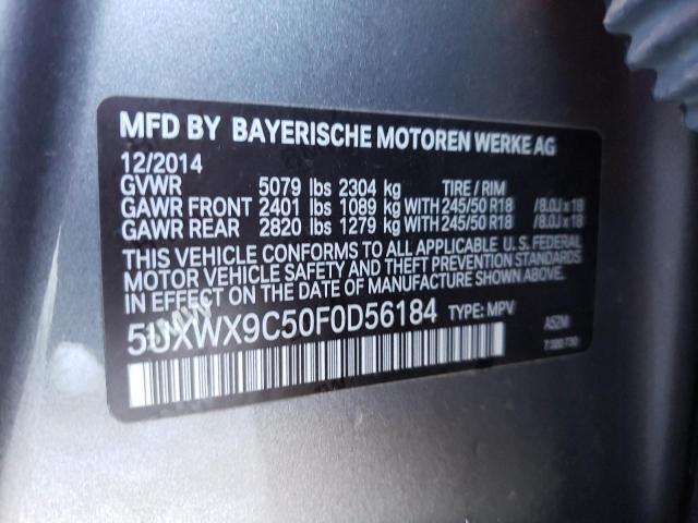 Photo 9 VIN: 5UXWX9C50F0D56184 - BMW X3 XDRIVE2 