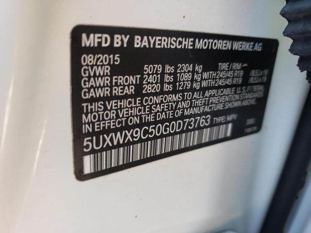 Photo 9 VIN: 5UXWX9C50G0D73763 - BMW X3 