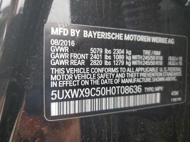 Photo 11 VIN: 5UXWX9C50H0T08636 - BMW X3 