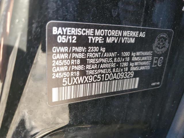 Photo 12 VIN: 5UXWX9C51D0A09329 - BMW X3 XDRIVE2 