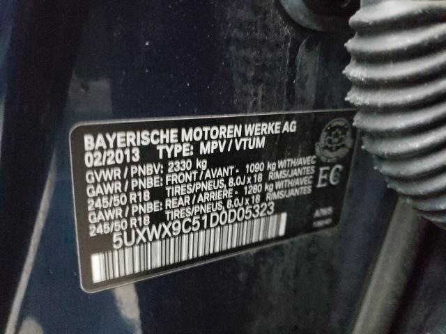 Photo 9 VIN: 5UXWX9C51D0D05323 - BMW X3 XDRIVE2 