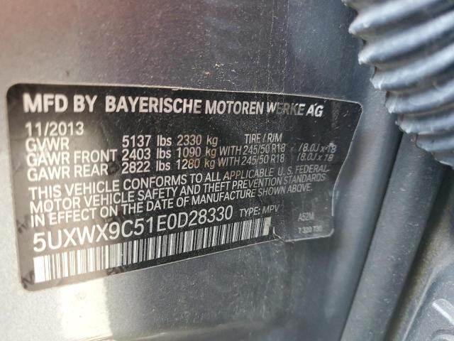 Photo 11 VIN: 5UXWX9C51E0D28330 - BMW X3 