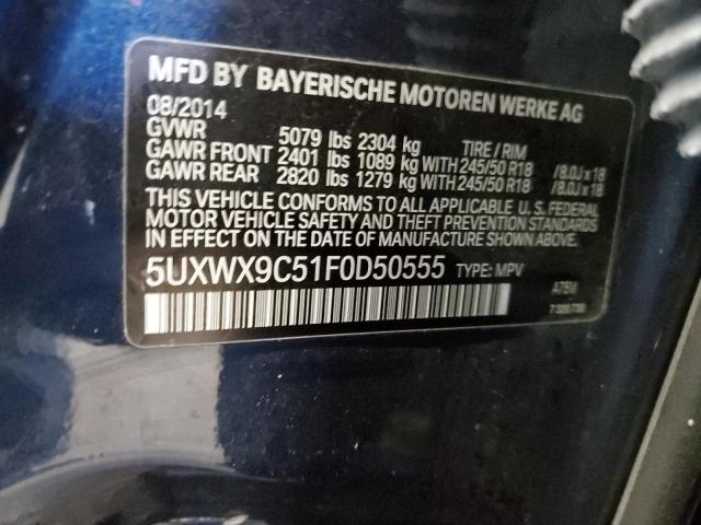 Photo 11 VIN: 5UXWX9C51F0D50555 - BMW X3 