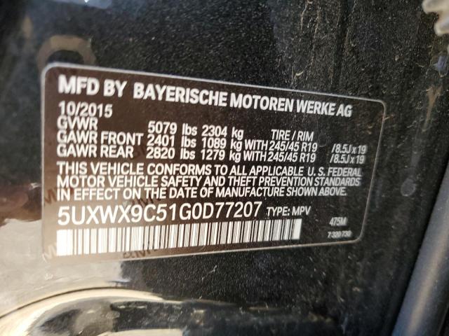 Photo 12 VIN: 5UXWX9C51G0D77207 - BMW X3 XDRIVE 28I 