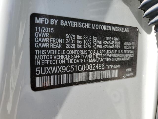 Photo 13 VIN: 5UXWX9C51G0D82486 - BMW X3 