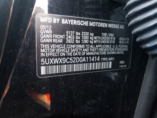 Photo 9 VIN: 5UXWX9C52D0A11414 - BMW X3 XDRIVE2 