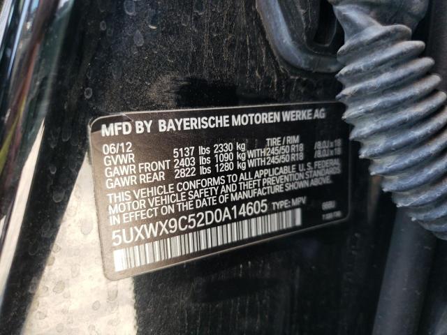 Photo 9 VIN: 5UXWX9C52D0A14605 - BMW X3 XDRIVE2 